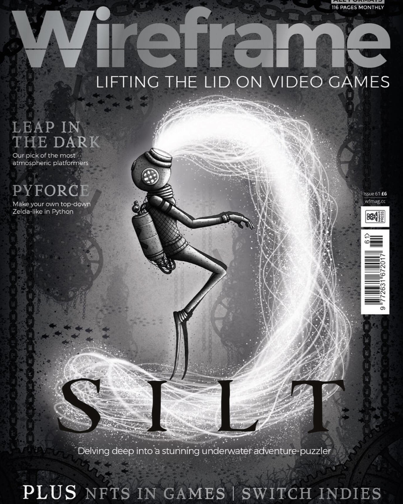 Wireframe magazine cover