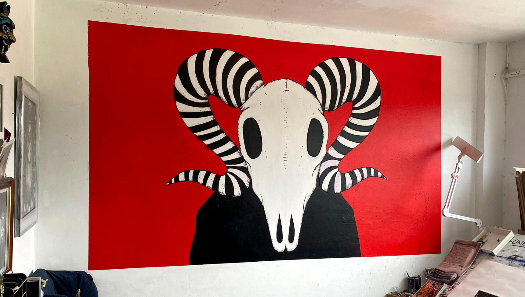 Studio mural